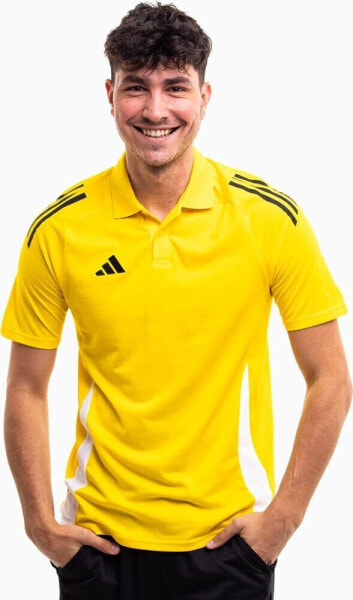 Adidas Koszulka męska adidas Tiro 24 Competition Polo żółta IV9144 L