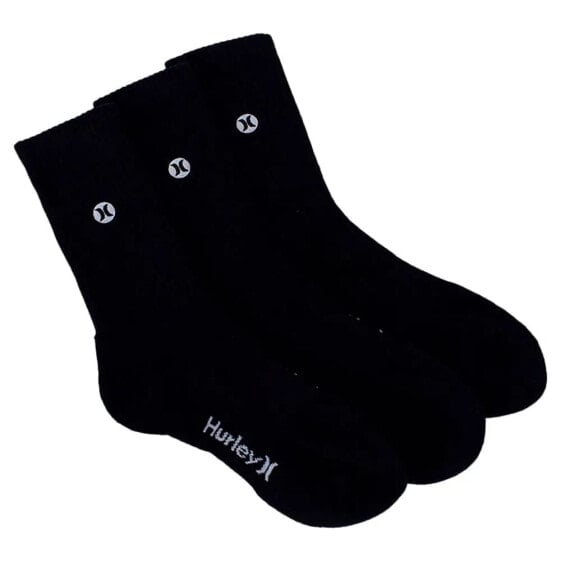 HURLEY H2O Dri crew socks 3 pairs