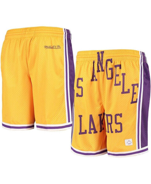 Шорты Mitchell & Ness Lakers Gold Hardwood Classics