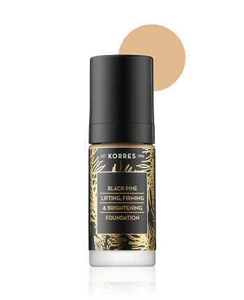 Korres Black Pine Foundation Lifting, Firming & Brightening (30 ml)