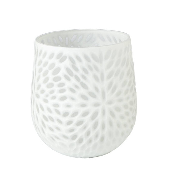 Vase White Carved