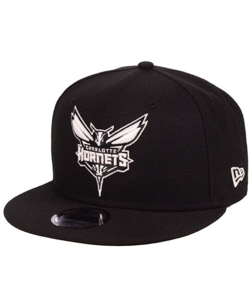 Charlotte Hornets Black White 9FIFTY Snapback Cap
