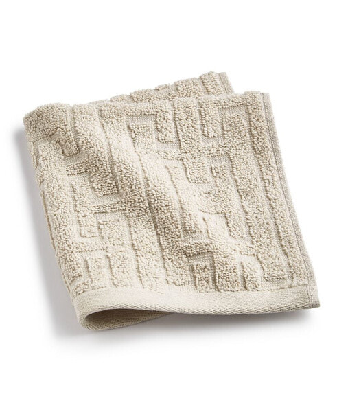 Sculpted Chain-Link Hand Towel, 16" x 30", Created for Macy's
