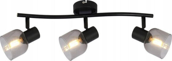 Lampa sufitowa Markslojd Reality Judy 835503-02 listwa plafon lampa sufitowa spot 3x40W E14 płomienna czarna