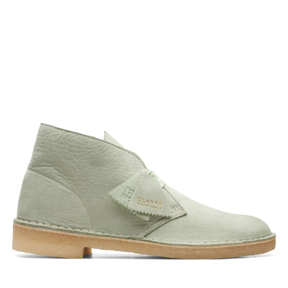 [26165743] MENS CLARKS DESERT BOOT - PALE GREEN