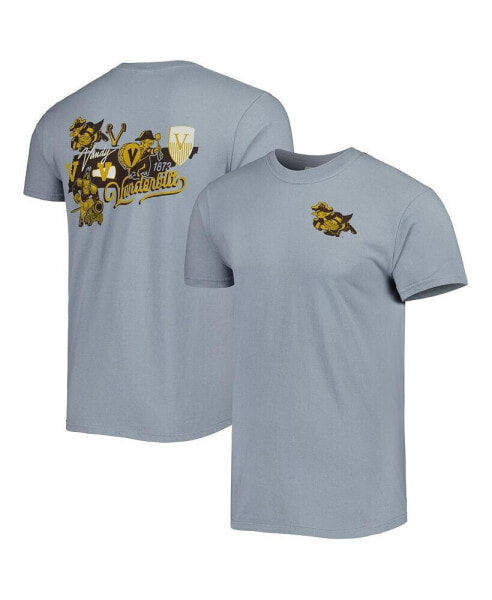 Men's Graphite Vanderbilt Commodores College Vault State Comfort T-shirt