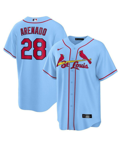 Men's Nolan Arenado Light Blue St. Louis Cardinals 2024 Alternate Replica Jersey