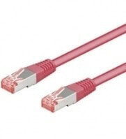 Wentronic CAT 6 Patch Cable S/FTP (PiMF) - magenta - 3m - 3 m - Cat6 - S/FTP (S-STP) - RJ-45 - RJ-45