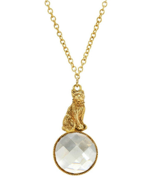 2028 cat Pendant Necklace