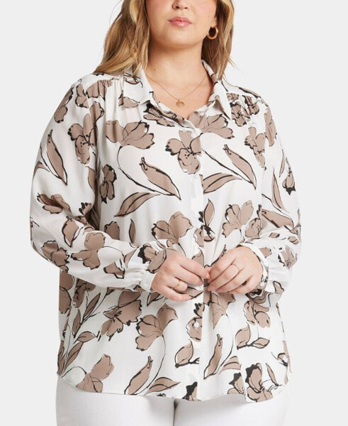 Plus Size Modern Blouse