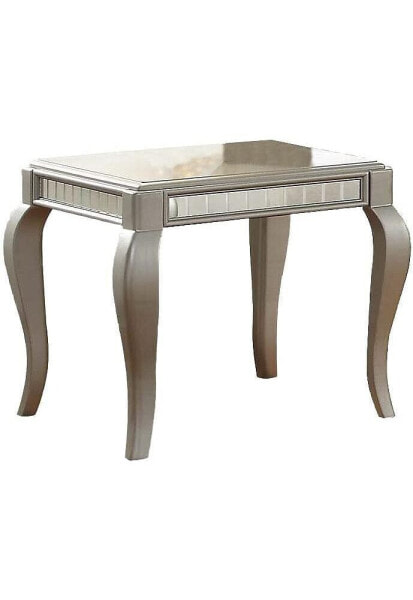 Francesca End Table in Champagne