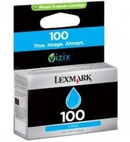 Lexmark 100 Cyan Return Program Ink Cartridge - Original - Cyan - Pro205/Pro705/Pro805/Pro905/S305/S405/S505/S605 - Inkjet printing