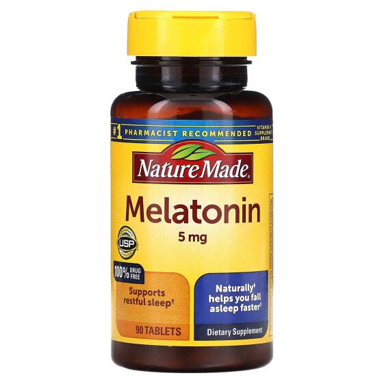 Витамины для здорового сна Nature Made Мелатонин, 3 мг, 240 таблеток