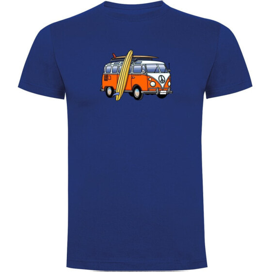 KRUSKIS Hippie Van Surf Short Sleeve T-shirt short sleeve T-shirt