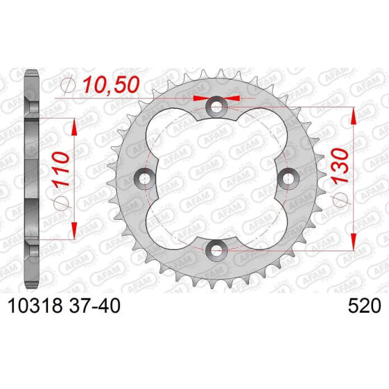 AFAM 10318 Rear Sprocket