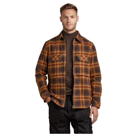 G-STAR Check Zip Regular overshirt