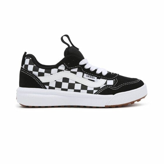 Кеды детские Vans Range Exp Checkerboard Белые Черные