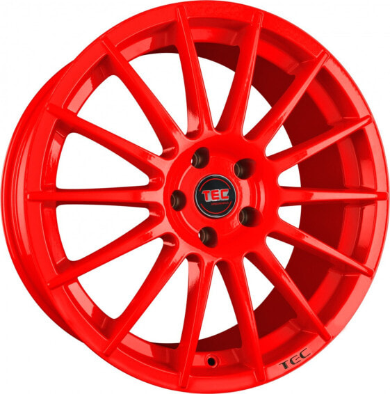 Колесный диск литой TEC Speedwheels AS2 red 7x17 ET42 - LK4/100 ML64