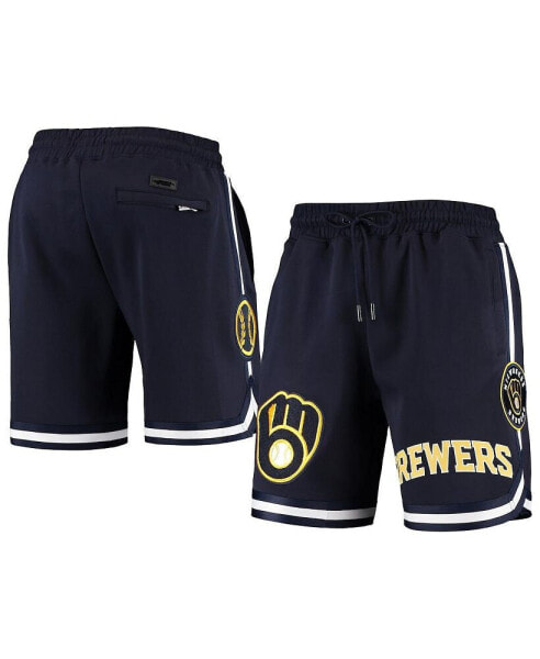 Men's Navy Milwaukee Brewers Team Shorts