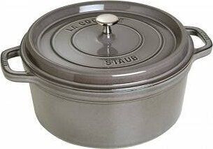 STAUB Garnek żeliwny okrągły - Grafitowy, 2.2 ltr