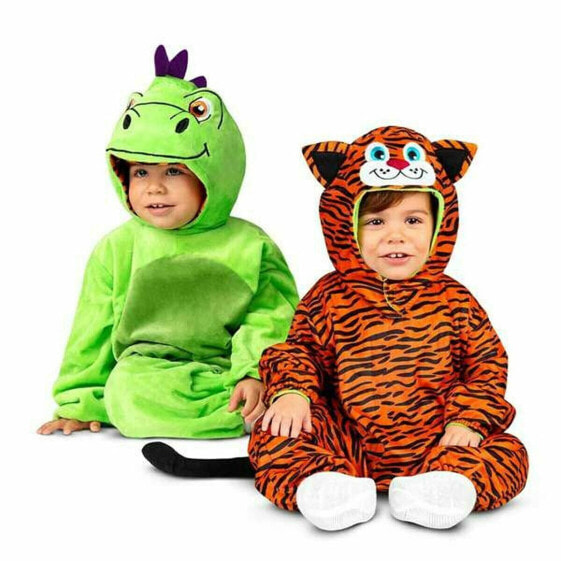 Маскарадные костюмы для младенцев My Other Me Дракон Тигр 7-12 Months Двухсторонний (3 Предметы)