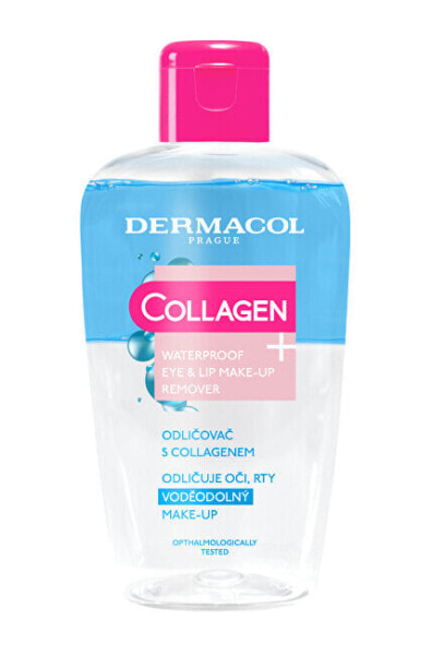 Жидкое средство для снятия макияжа Collagen Plus от Dermacol (для водостойкого макияжа) 150 мл