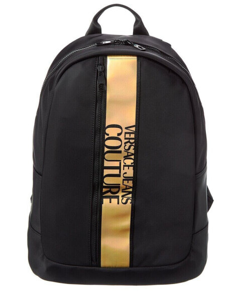 Versace Jeans Couture Range Iconic Logo Backpack Men's Black Os