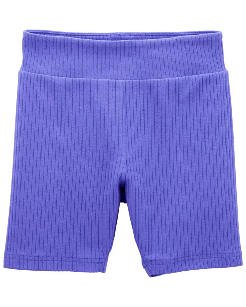 Kid Ribbed Bike Shorts 10