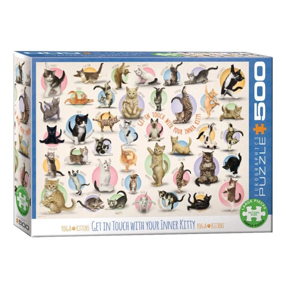 Puzzle Yoga Kätzchen XXL