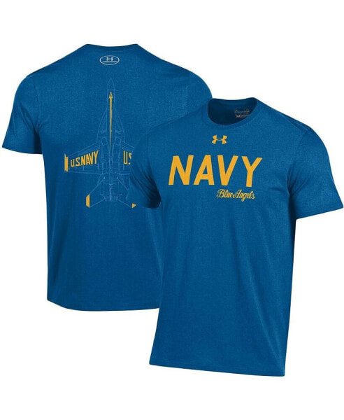 Men's Royal Navy Midshipmen Blue Angels T-shirt