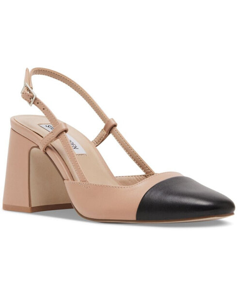 Women's Becka Cap-Toe Slingback Pumps