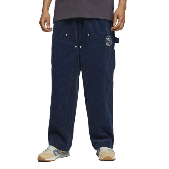 Puma Rhuigi X Corduroy Pants Mens Blue Casual Athletic Bottoms 62089115