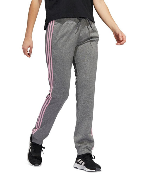 Women's Essentials Warm-Up Slim Tapered 3-Stripes Track Pants, XS-4X