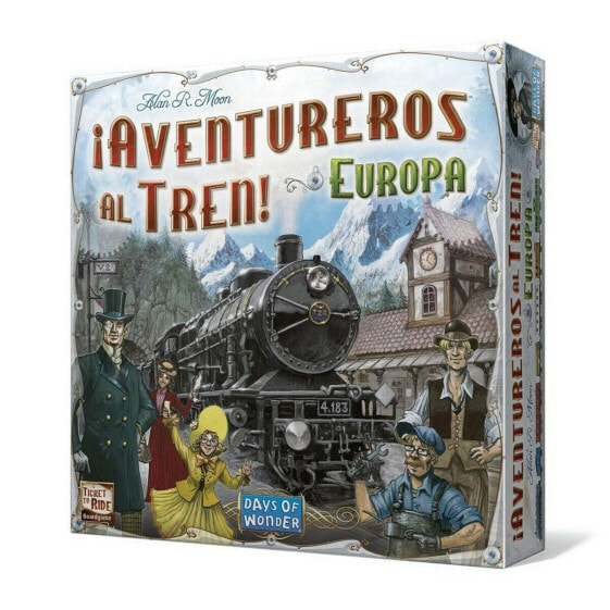 Настольная игра ¡Aventureros al Tren! Europa Asmodee LFCABI127 (ES)
