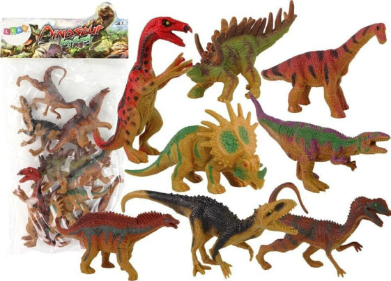 Figurka LeanToys Zestaw Figurek Dinozaury Park Zwierzęta 8 Szt.