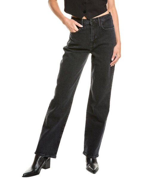 Triarchy V High-Rise Loved Black Straight Leg Jean Women's