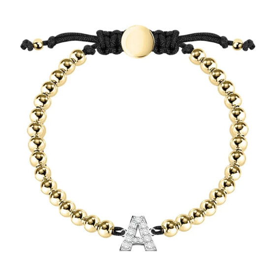 LE PETITE STORY Boules Letter A bracelet