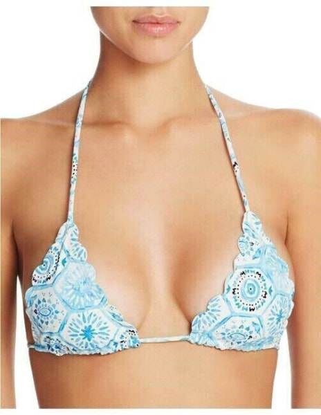 Lovers + Friends 262466 Women's Going Ashore Blue Bikini Top Swimwear Size L
