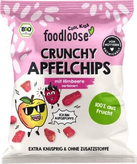 Kindersnack Apfelchips Himbeere, ab 3 Jahren, 16 g