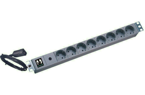 Удлинитель Online USV Power Strip 10 A - 16 A - Black - 4.8 m - 48.3 cm (19")