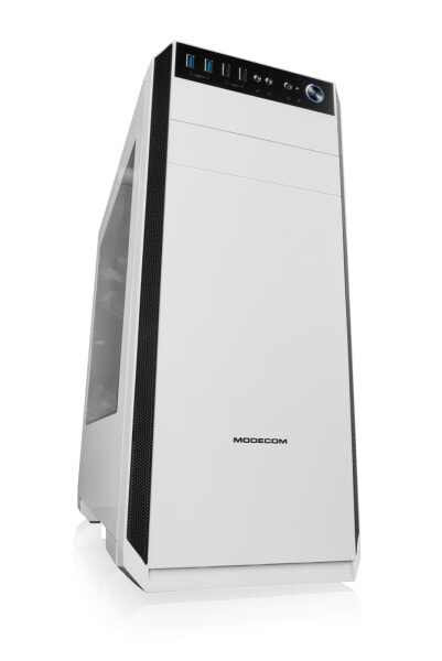 Modecom Oberon Pro - Midi-Tower - PC - White - ATX,ITX,Micro ATX - Home/Office - 16.3 cm