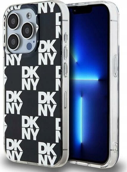 DKNY DKNY DKHCP15XHDLCEK iPhone 15 Pro Max 6.7" czarny/black hardcase IML Checkered Mono Pattern