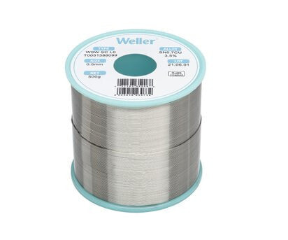 Weller Tools Weller WSW SC L0 0,5mm - 500g - SN0,7CU3,5% - Solder wire - Weller - 420130 mm - 500 g