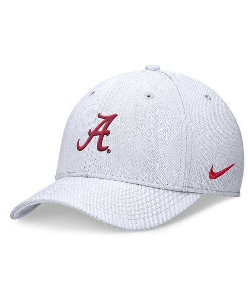 Men's White Alabama Crimson Tide 2024 On-Field Swoosh Flex Hat