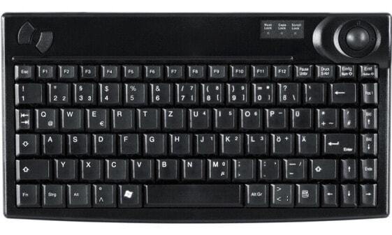 Cherry Active Key AK-440-TI - Full-size (100%) - Wired - USB - QWERTY - Black