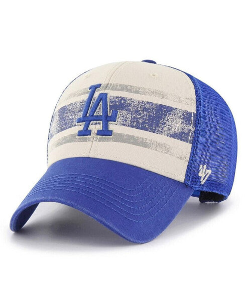 Men's Cream, Royal Los Angeles Dodgers Breakout MVP Trucker Adjustable Hat