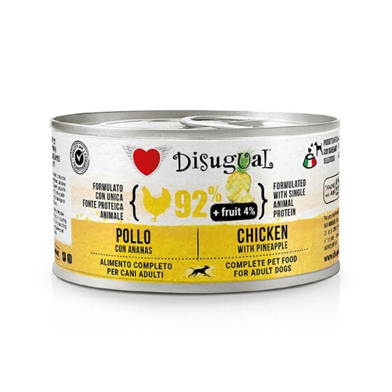 DISUGUAL Fruit Chicken Pineapple 12x150g Wet Dog Food