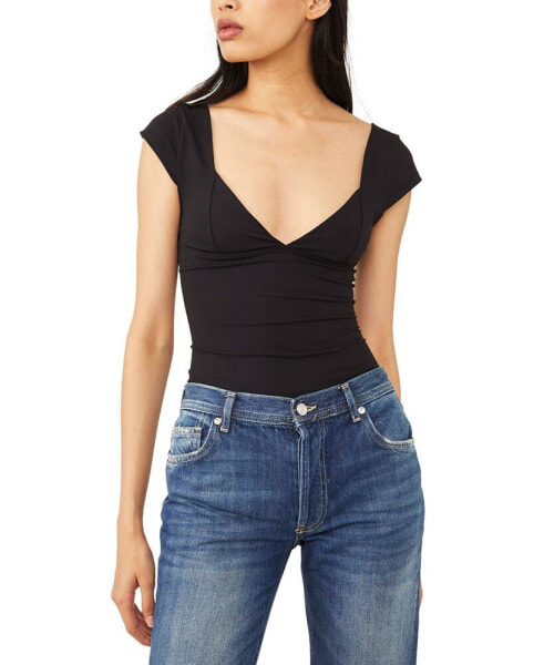 Women's Cap-Sleeve Corset Camisole