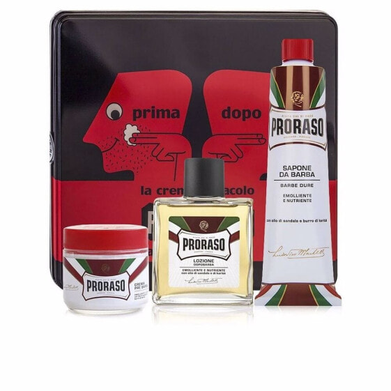 PRORACE Red Vintage Primadopo Set Proraso 3 Units