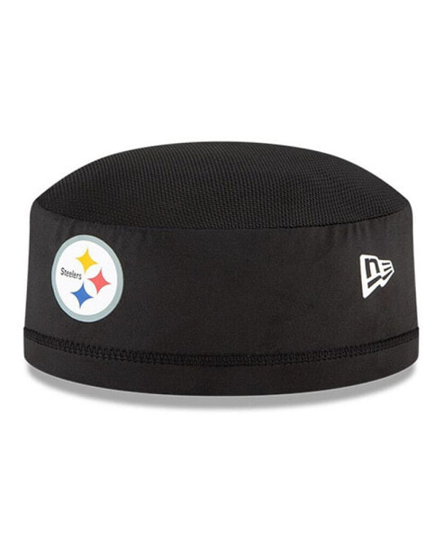 Men's Black Pittsburgh Steelers NFL Training Skully Cap